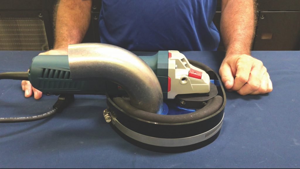 Dust Shroud Angle Grinder Vacuum Attachment Small EdgeRam®