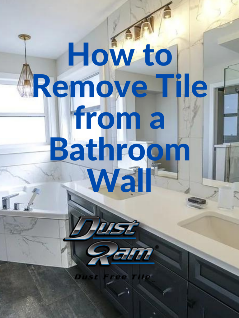 How to Remove Tile from a Bathroom Wall