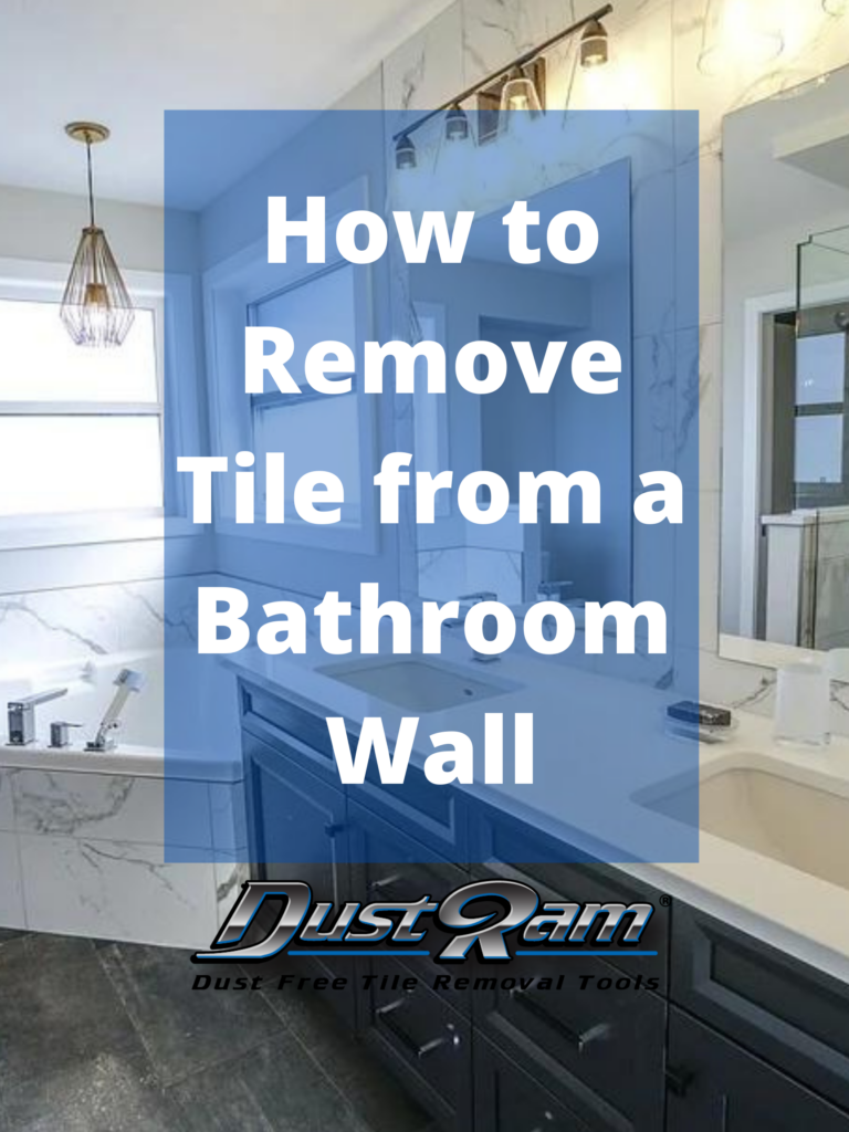 How to Remove Tile from a Bathroom Walls
