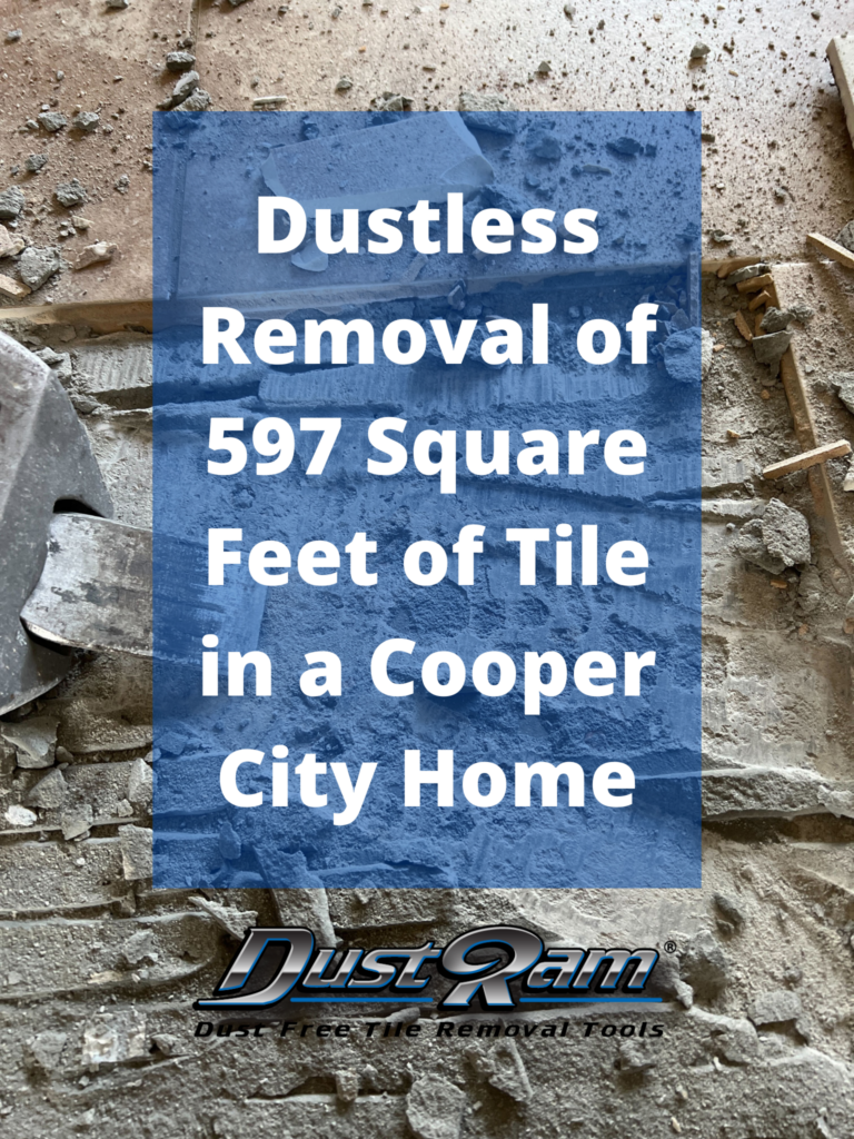Removing 597 Square Feet of Tile in a cooper City Florida Home