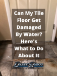 can my tile floor get water damaged