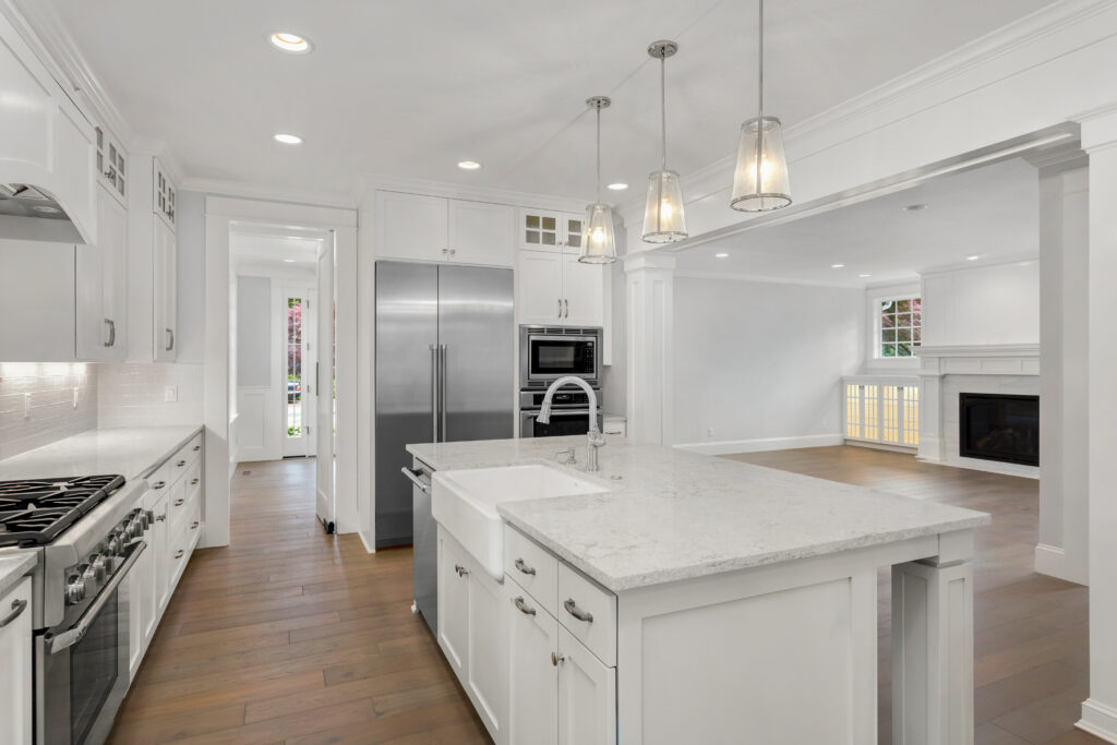 hardwood flooring in kitchen