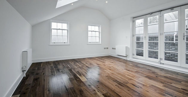 vinyl floor in game room