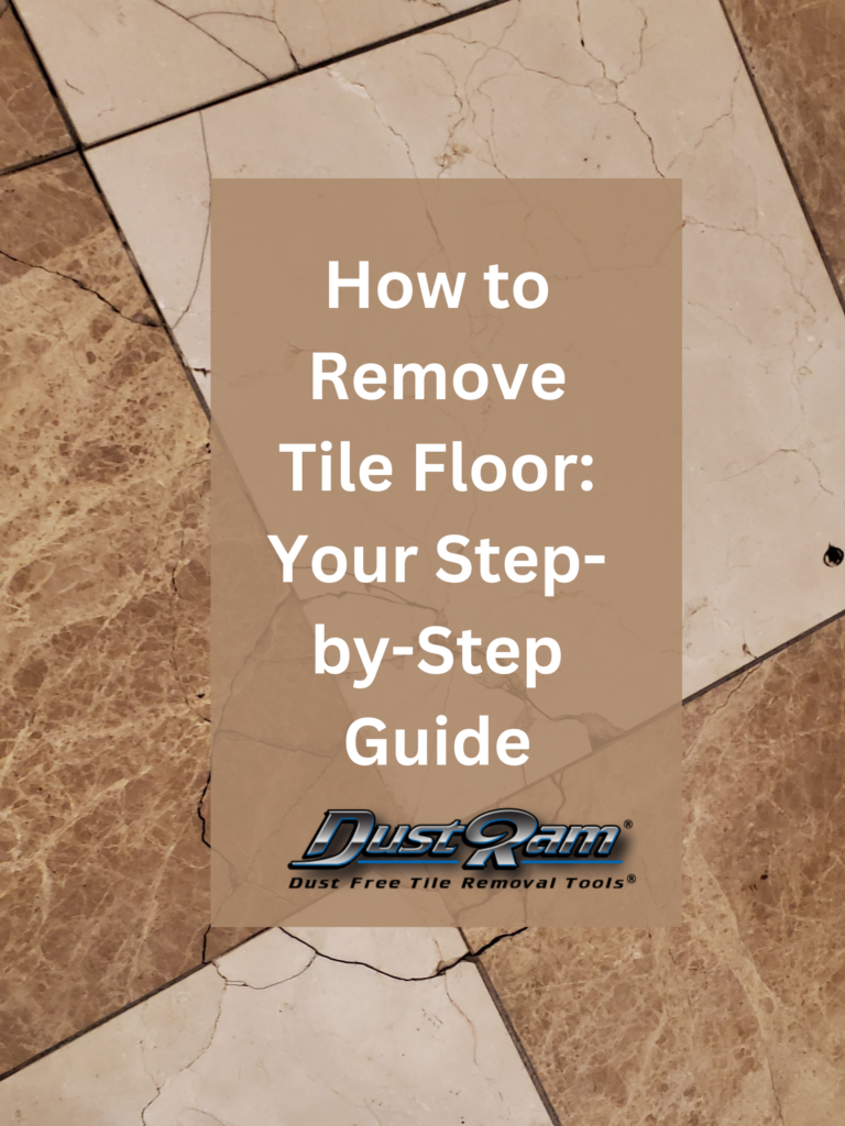how to remove tile floor
